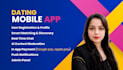 develop a dating app using flutter node js and firebase