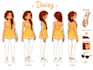 design cartoon character sheet