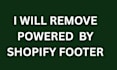 remove powered by shopify footer and customize footer