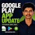 upload your ready aab and update your android app on google play