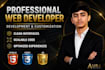 deliver a ready to use HTML CSS js frontend website with 1 day customization