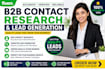 do b2b contact research and lead generation
