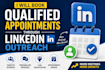 book qualified appointments through linkedin outreach
