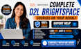 tutor you in d2l brightspace