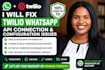 fix twilio whatsapp API connection and configuration issues