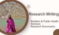 write nutritional content, research, summaries and abstract