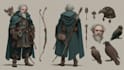 create dnd character art, 2d game character art