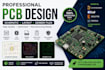 design professional pcb, schematic, layout and gerber files