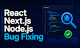 fix react nextjs nodejs and typescript bugs