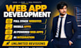 design and develop full stack website development backend, front end developer