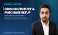 set up odoo inventory and purchase management