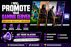promote your minecraft, rust, dayz, fivem or discord server