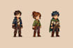 do custom pixel art characters and sprite sheets for indie, rpg and mobile games