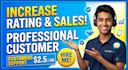be your customer service representative and live chat agent