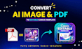 convert PDF ai image and design to editable canva template