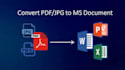 convert PDF files to word or excel with accuracy