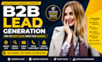 do b2b targeted lead generation, web research, and email list building