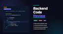 review your nodejs backend code and suggest improvement