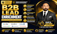 b2b data enrichment, lead enrichment and email list building