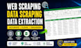 do web scraping, data scraping, and data extraction