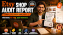 do a complete etsy shop audit with SEO and sales action plan