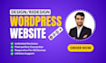 build wordpress website, design redesign wordpress business website development