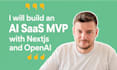 build an ai saas mvp with nextjs and openai
