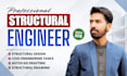 do civil and structural engineering design and autocad drafting