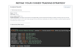 professionally diagnose and refine your algorithmic trading strategy
