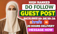 do bulk guest post on da50 blogs