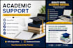 provide academic support, research, summaries, proofreading