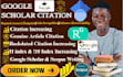 increase google scholar citation, backdated citation on research articles