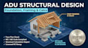 design adu structural engineering foundation plan and roof framing