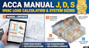 do acca manual j d s load calculation and hvac system sizing
