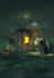 create a surreal abandoned environment concept art