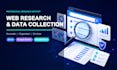 do web research, data collection and internet research