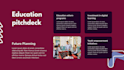 create education pitch deck edtech training presentation