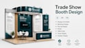 design tradeshow booth backdrop, banner, kiosk , canopy tent