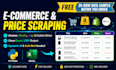 scrape amazon shopify ecommerce product price data and dynamic sites
