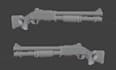model, animate, and rig futuristic 3d guns for unity and unreal engine
