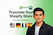 setup shopify markets and translate your store into any language