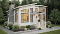 design a tiny house with floor plans 3d model and rendering
