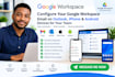 configure g suites across outlook, iphone and andoid devices for your team
