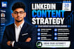 create a linkedin content strategy and 30 day content calendar