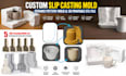 design custom slip casting mold, ceramic pottery mold and 3d printable stl file