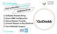 godaddy website expert domain setup