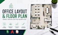 design office space planning, office layout and autocad floor plans