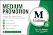 do massive medium article promotion on medium, tumblr, and blogs