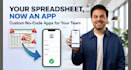 build custom appsheet app, no code database