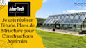 je vais réaliser les plans de structure de vos constructions agricole